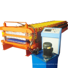 hydraulic aluminum corrugated metal sheet plate rolling machine